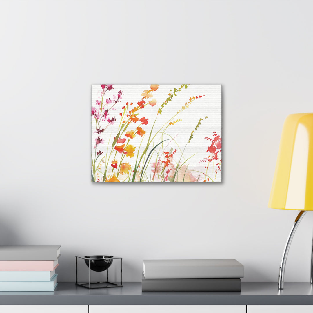 Wildflower Whimsy Canvas Art - Bring Nature’s Serenity Indoors | Vibrant Wildflowers in Full Bloom - captivatingconversationsstarters