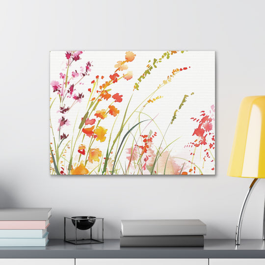 Wildflower Whimsy Canvas Art - Bring Nature’s Serenity Indoors | Vibrant Wildflowers in Full Bloom - captivatingconversationsstarters