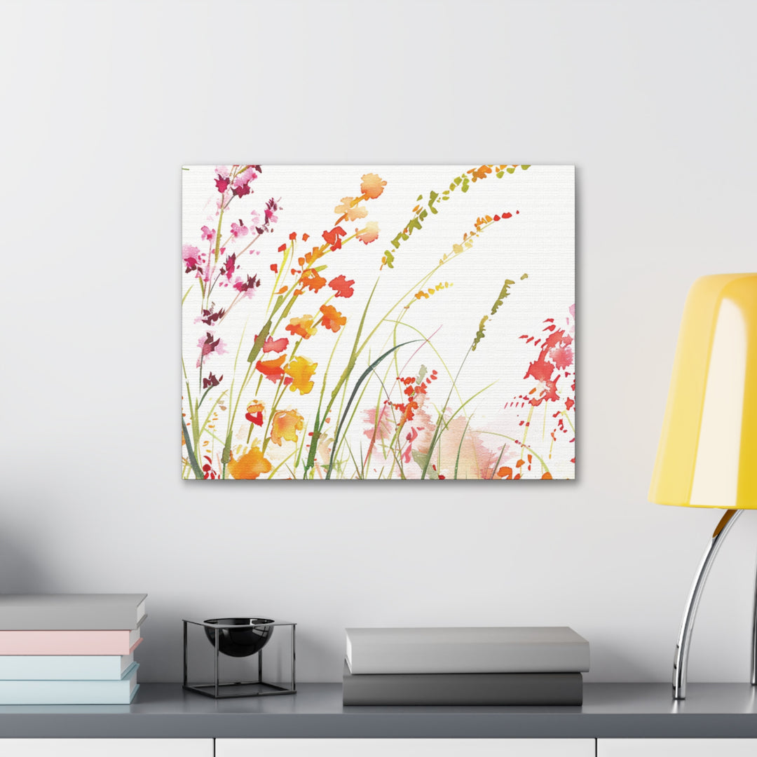 Wildflower Whimsy Canvas Art - Bring Nature’s Serenity Indoors | Vibrant Wildflowers in Full Bloom - captivatingconversationsstarters