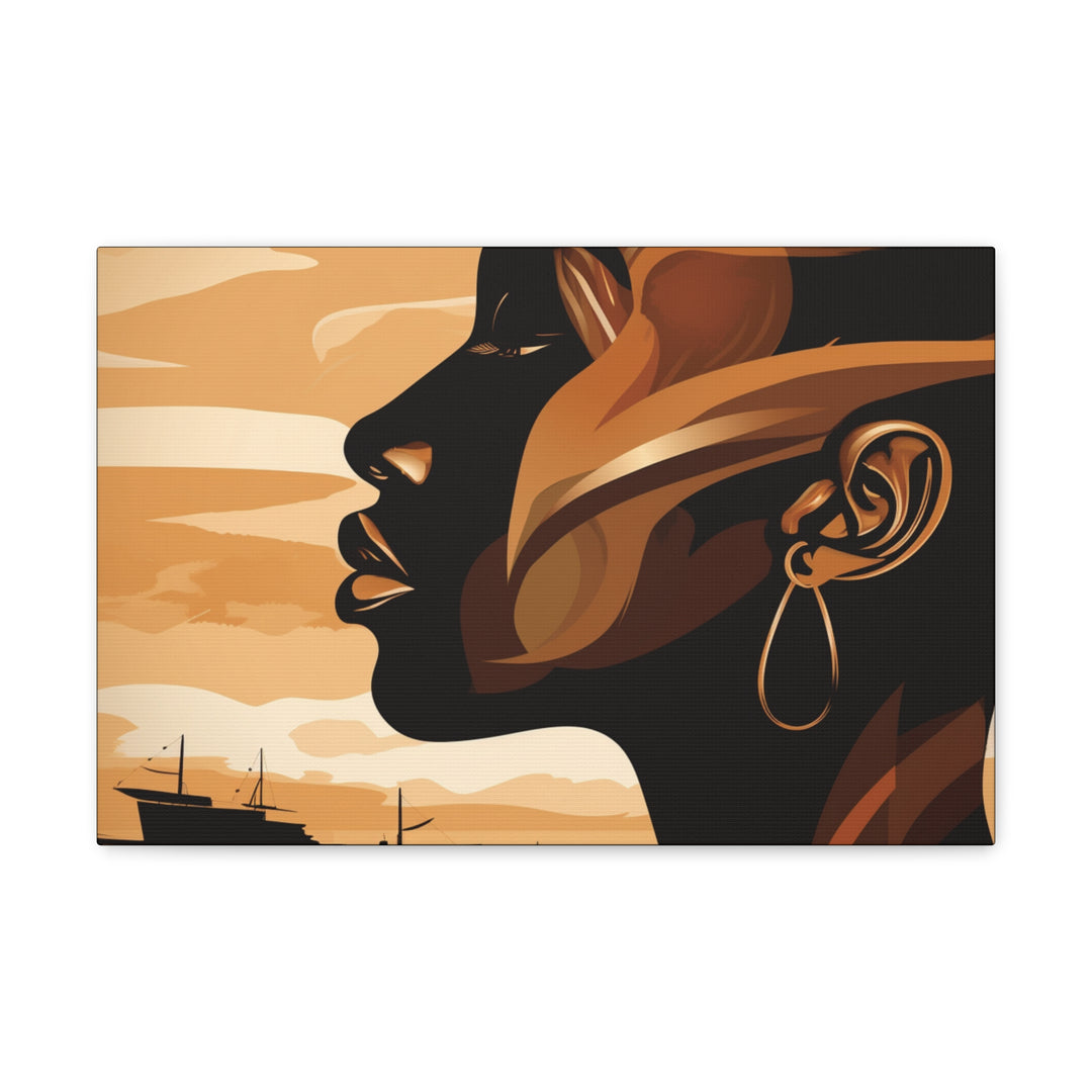 Serenity's Journey Canvas - Elevate Your Space with Tranquility & Peaceful Elegance - captivatingconversationsstarters