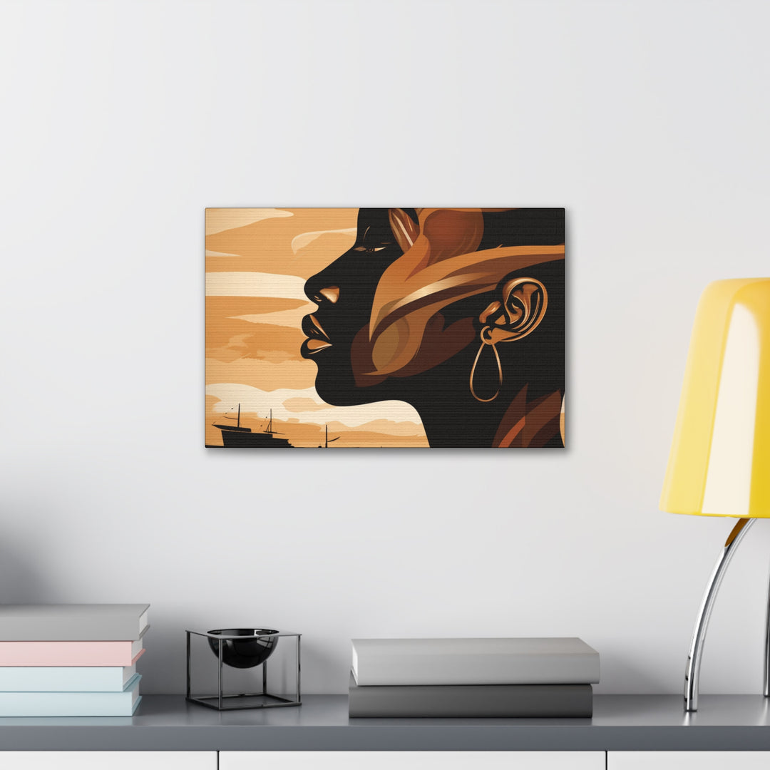 Serenity's Journey Canvas - Elevate Your Space with Tranquility & Peaceful Elegance - captivatingconversationsstarters