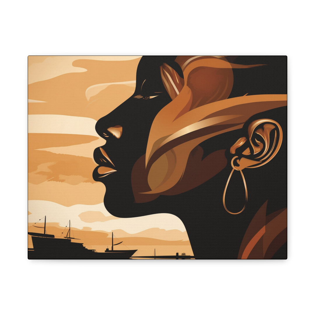 Serenity's Journey Canvas - Elevate Your Space with Tranquility & Peaceful Elegance - captivatingconversationsstarters