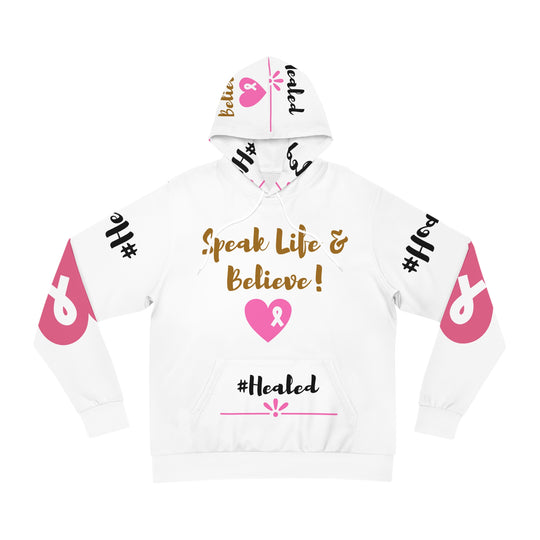 Spek Life & Believe™ #Healed All-Over-Print Hoodie - Cozy Unisex Comfort for Everyday Wear - captivatingconversationsstarters