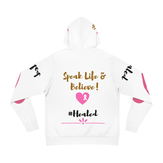 Spek Life & Believe™ #Healed All-Over-Print Hoodie - Cozy Unisex Comfort for Everyday Wear - captivatingconversationsstarters