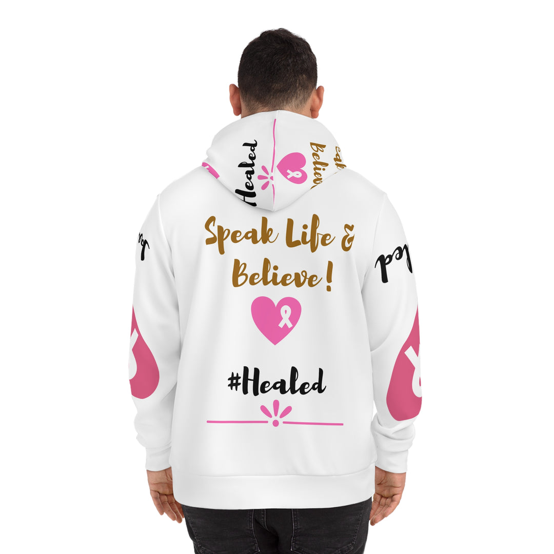 Spek Life & Believe™ #Healed All-Over-Print Hoodie - Cozy Unisex Comfort for Everyday Wear - captivatingconversationsstarters