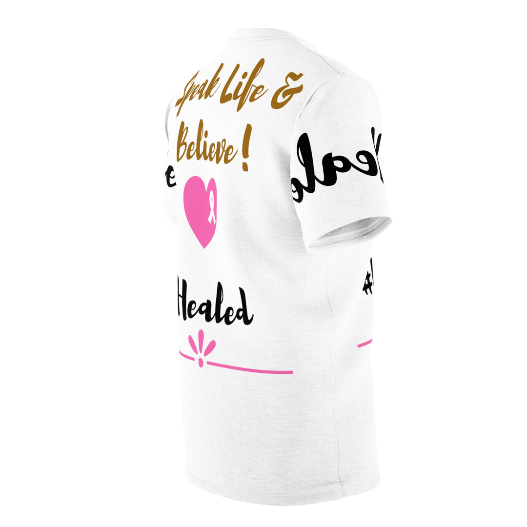 Popular Stylish Speak Life & Believe Tee - #Healed | Lightweight, Premium Comfort Casual T-Shirt - captivatingconversationsstarters