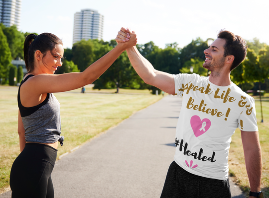 Popular Stylish Speak Life & Believe Tee - #Healed | Lightweight, Premium Comfort Casual T-Shirt - captivatingconversationsstarters