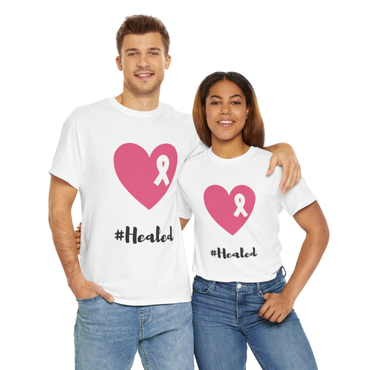 Healed Unisex Cotton Tee – Comfortable, Stylish, & Built for Health Awareness - captivatingconversationsstarters