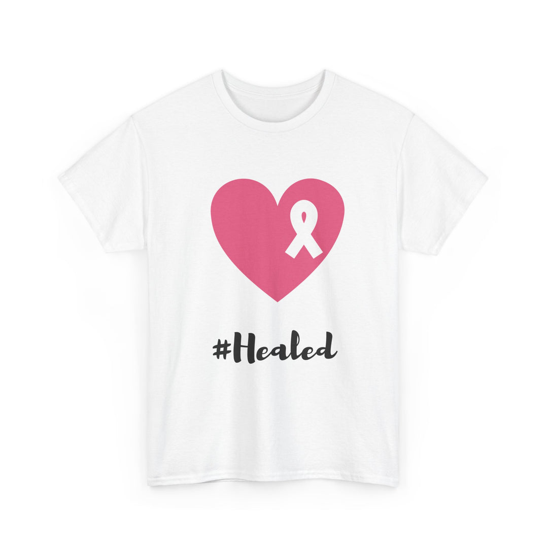 Healed Unisex Cotton Tee – Comfortable, Stylish, & Built for Health Awareness - captivatingconversationsstarters