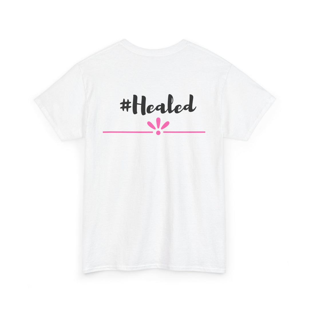 Healed Unisex Cotton Tee – Comfortable, Stylish, & Built for Health Awareness - captivatingconversationsstarters