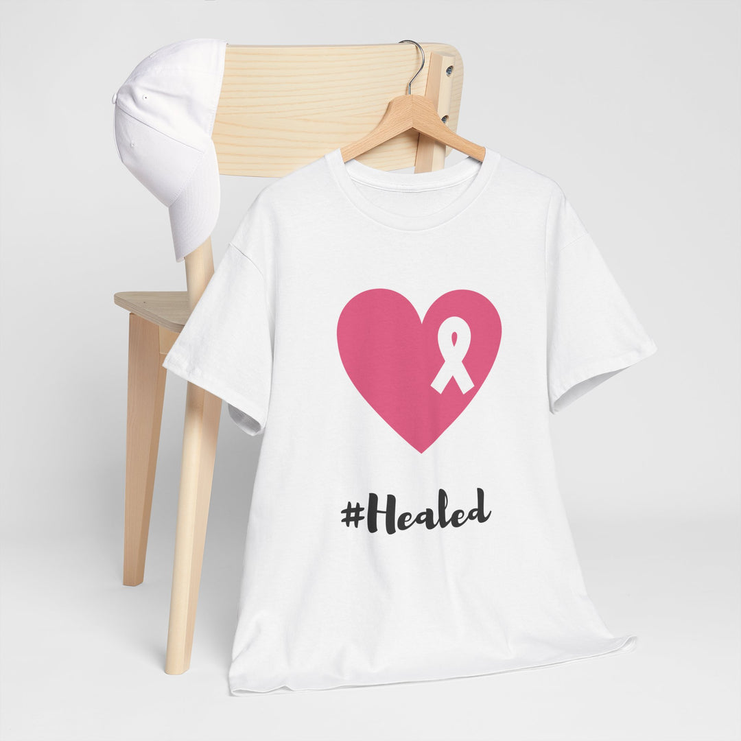 Healed Unisex Cotton Tee – Comfortable, Stylish, & Built for Health Awareness - captivatingconversationsstarters