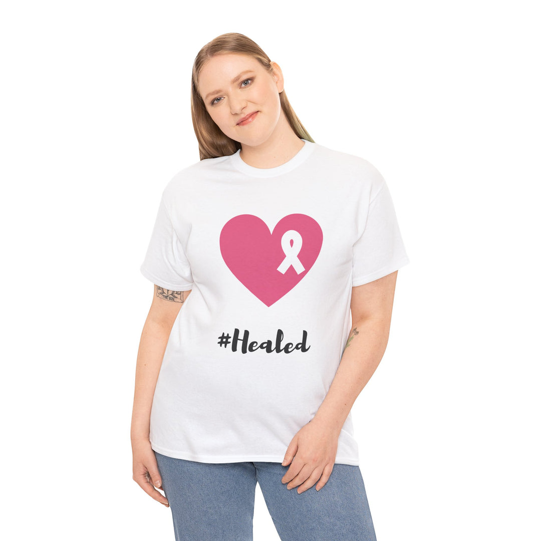Healed Unisex Cotton Tee – Comfortable, Stylish, & Built for Health Awareness - captivatingconversationsstarters