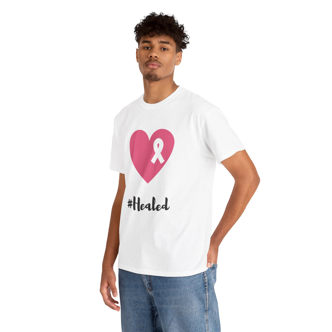 Healed Unisex Cotton Tee – Comfortable, Stylish, & Built for Health Awareness - captivatingconversationsstarters