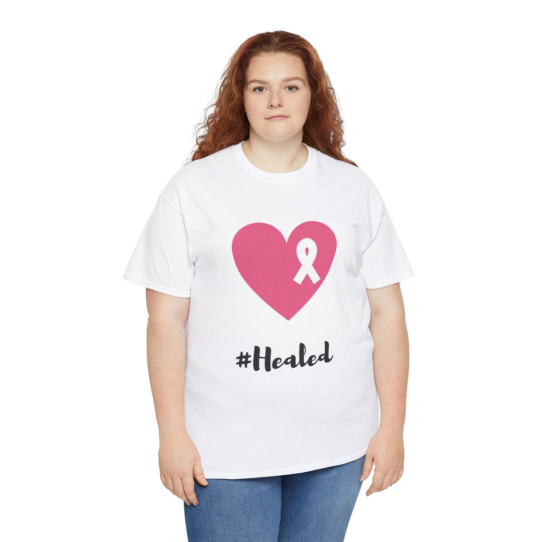Healed Unisex Cotton Tee – Comfortable, Stylish, & Built for Health Awareness - captivatingconversationsstarters