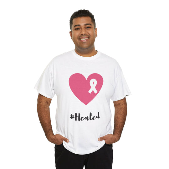 Healed Unisex Cotton Tee – Comfortable, Stylish, & Built for Health Awareness - captivatingconversationsstarters
