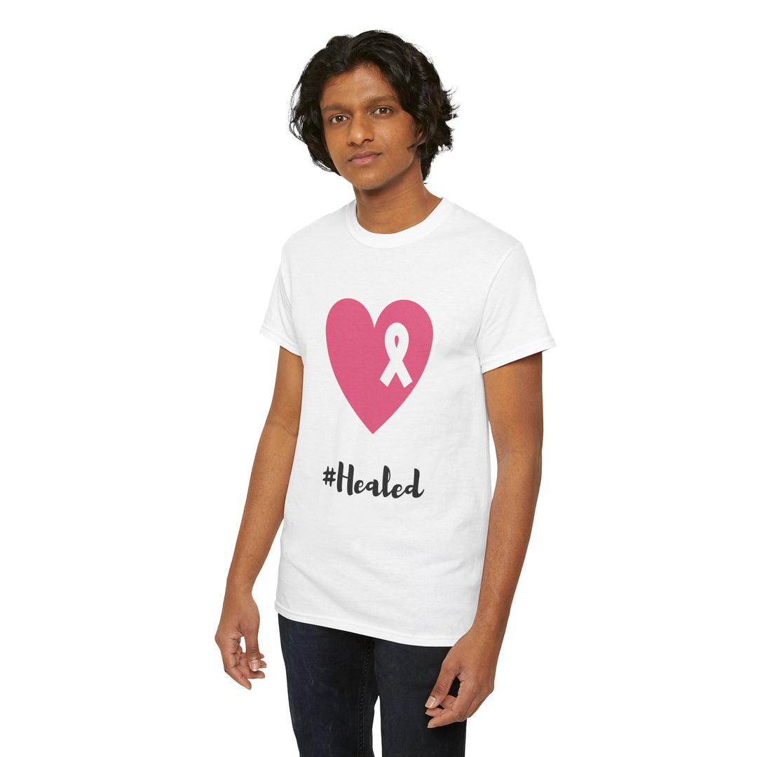 Healed Unisex Cotton Tee – Comfortable, Stylish, & Built for Health Awareness - captivatingconversationsstarters