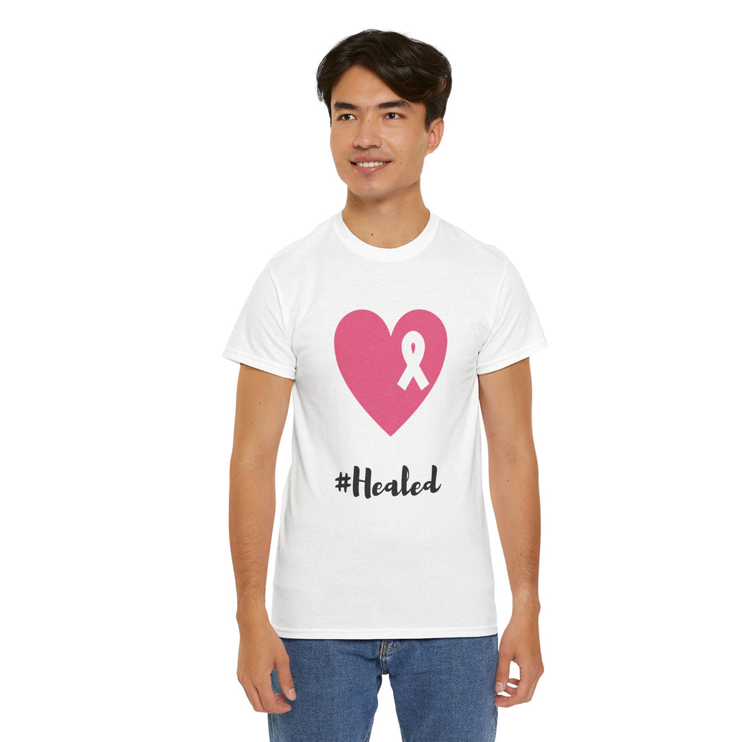 Healed Unisex Cotton Tee – Comfortable, Stylish, & Built for Health Awareness - captivatingconversationsstarters