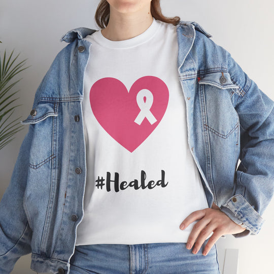 Healed Unisex Cotton Tee – Comfortable, Stylish, & Built for Health Awareness - captivatingconversationsstarters