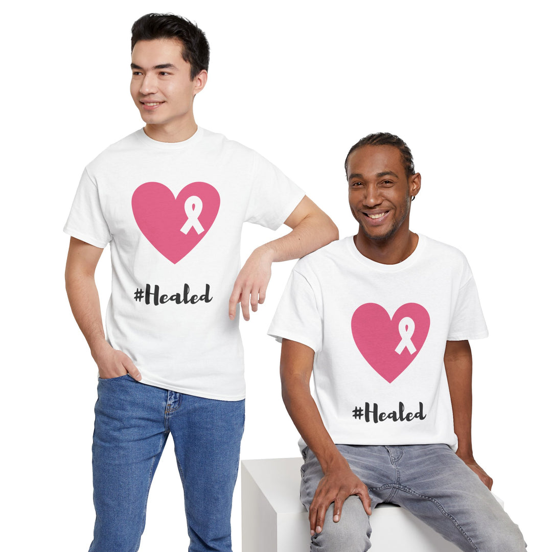 Healed Unisex Cotton Tee – Comfortable, Stylish, & Built for Health Awareness - captivatingconversationsstarters