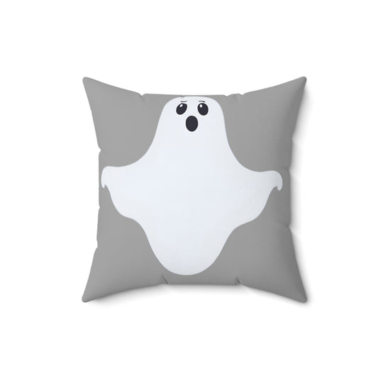 Ghostly Charm Square Pillow - captivatingconversationsstarters