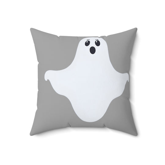 Ghostly Charm Square Pillow - captivatingconversationsstarters