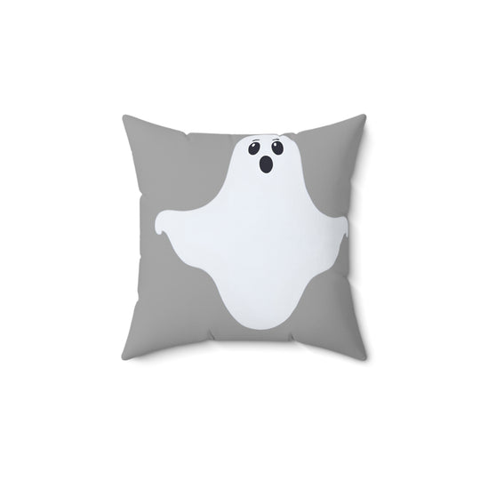 Ghostly Charm Square Pillow - captivatingconversationsstarters