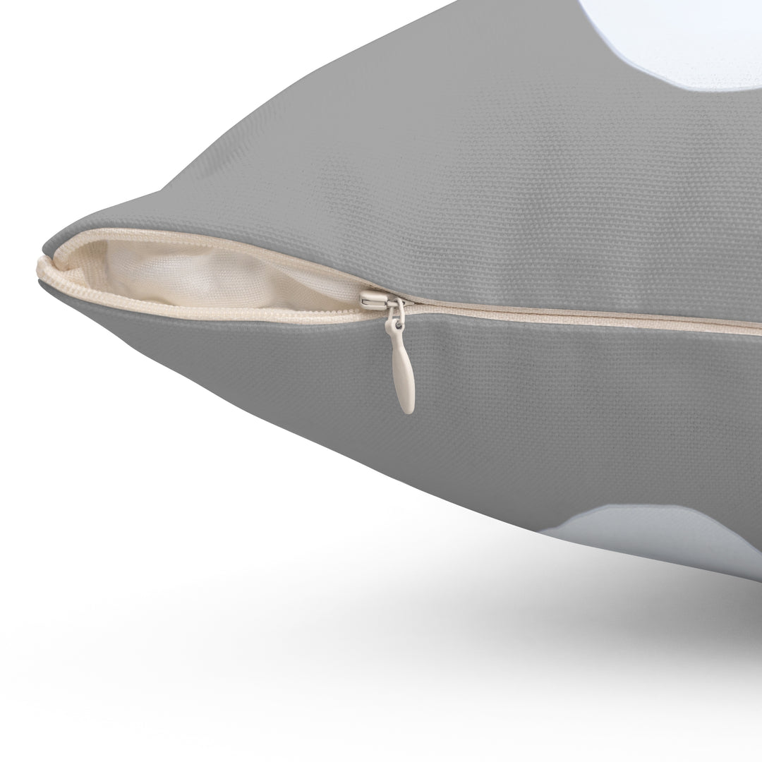 Ghostly Charm Square Pillow - captivatingconversationsstarters