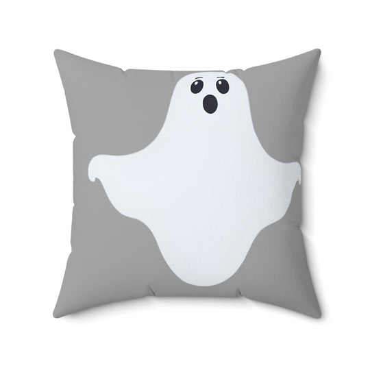 Ghostly Charm Square Pillow - captivatingconversationsstarters