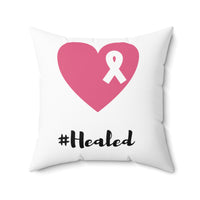 Healed Heart Pillow – Pink Love Throw Cushion for Cozy, Healing Spaces
