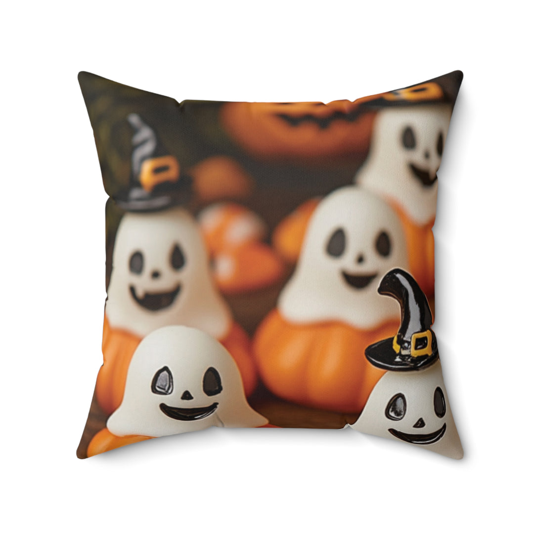 Spooky Pumpkin Parade Pillow - captivatingconversationsstarters