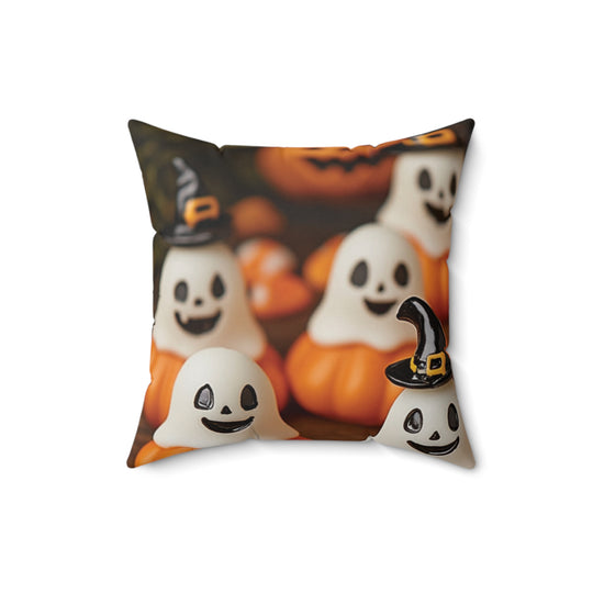 Spooky Pumpkin Parade Pillow - captivatingconversationsstarters