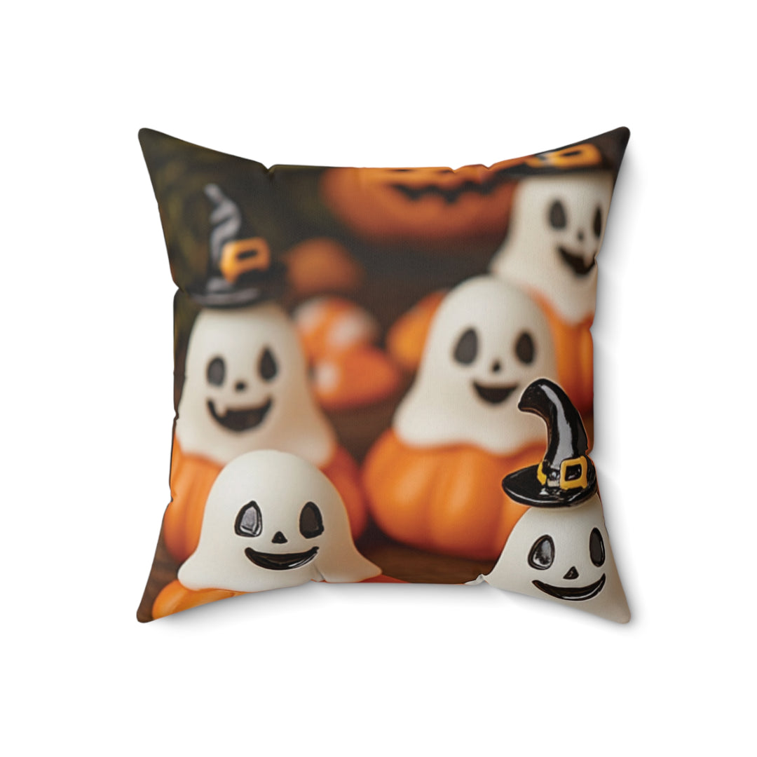 Spooky Pumpkin Parade Pillow - captivatingconversationsstarters