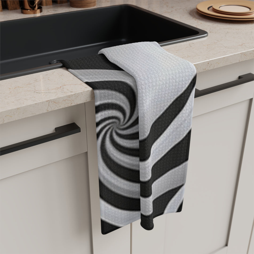 Custom Black & White Tea Towels – Durable, Quick-Drying, Perfect for Kitchen Elegance - captivatingconversationsstarters