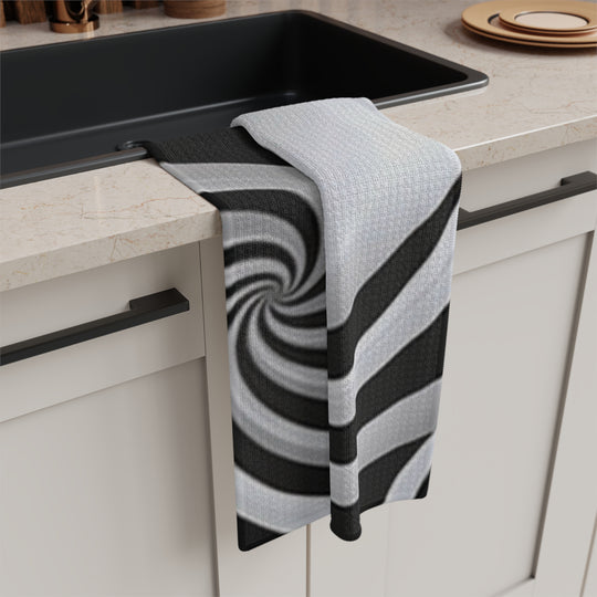 Custom Black & White Tea Towels – Durable, Quick-Drying, Perfect for Kitchen Elegance - captivatingconversationsstarters