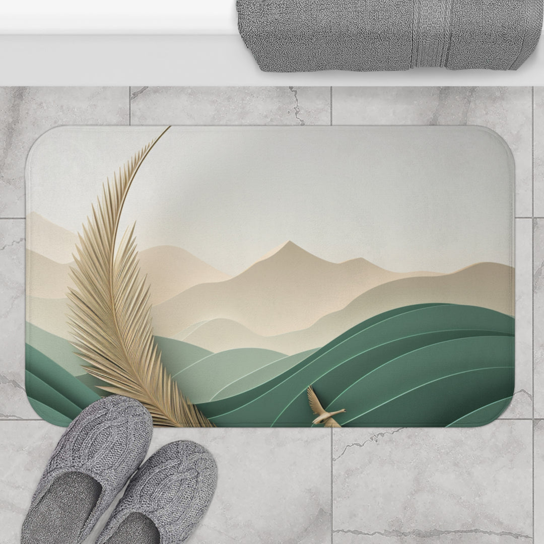 Elevate Your Bathroom Experience: Premium Speak Life & Believe Non-Slip Mat - captivatingconversationsstarters