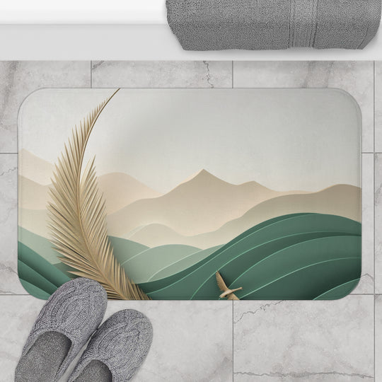 Elevate Your Bathroom Experience: Premium Speak Life & Believe Non-Slip Mat - captivatingconversationsstarters