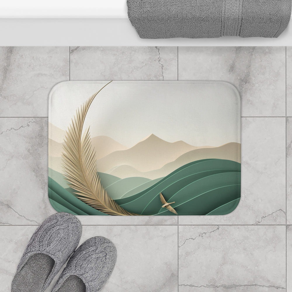 Elevate Your Bathroom Experience: Premium Speak Life & Believe Non-Slip Mat - captivatingconversationsstarters