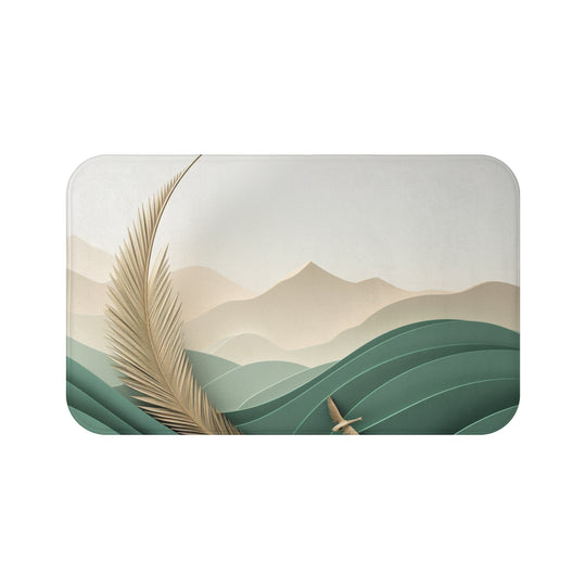 Elevate Your Bathroom Experience: Premium Speak Life & Believe Non-Slip Mat - captivatingconversationsstarters