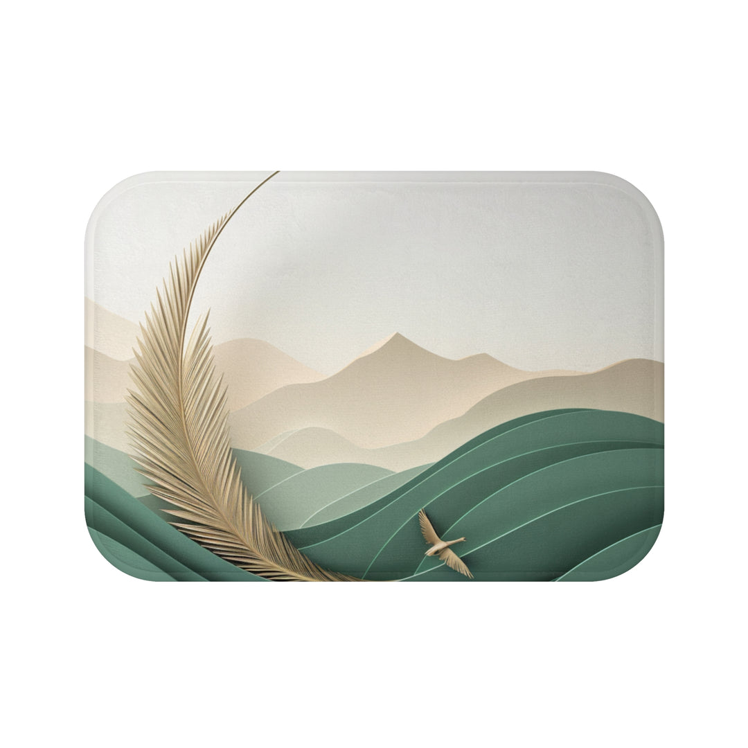 Elevate Your Bathroom Experience: Premium Speak Life & Believe Non-Slip Mat - captivatingconversationsstarters