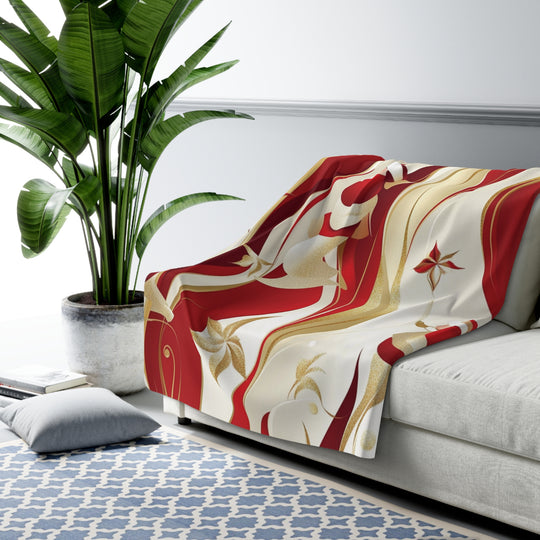 Cozy Christmas Rust Blanket – Wrap Yourself in Holiday Warmth - captivatingconversationsstarters