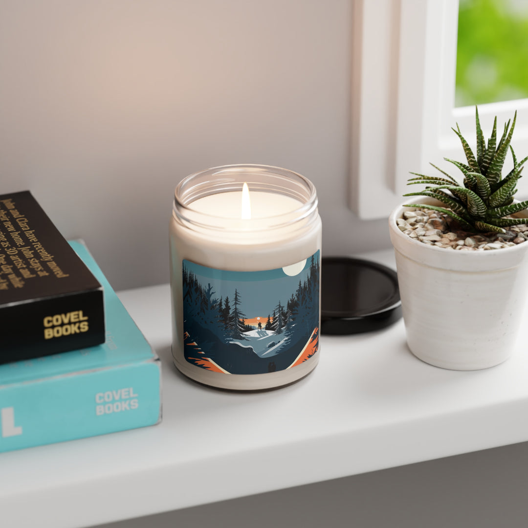 Embracing Sunset Kiss Ski Slope Candle - captivatingconversationsstarters