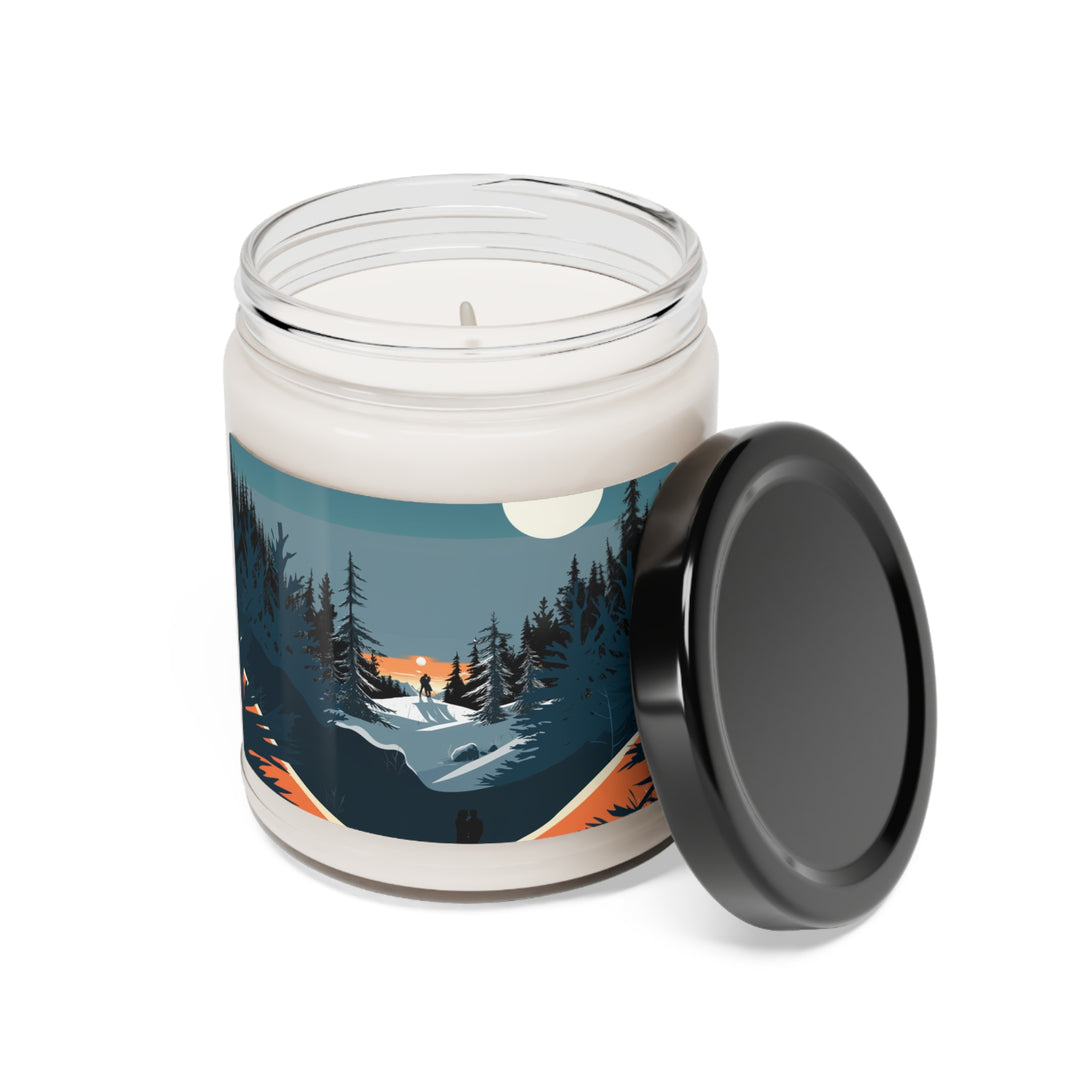 Embracing Sunset Kiss Ski Slope Candle - captivatingconversationsstarters