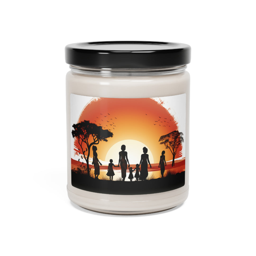 Motherhood Silhouette Candle — A Journey Through Nature's Serenity with Lunar Essence - captivatingconversationsstarters