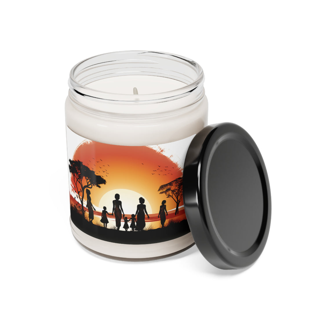 Motherhood Silhouette Candle — A Journey Through Nature's Serenity with Lunar Essence - captivatingconversationsstarters