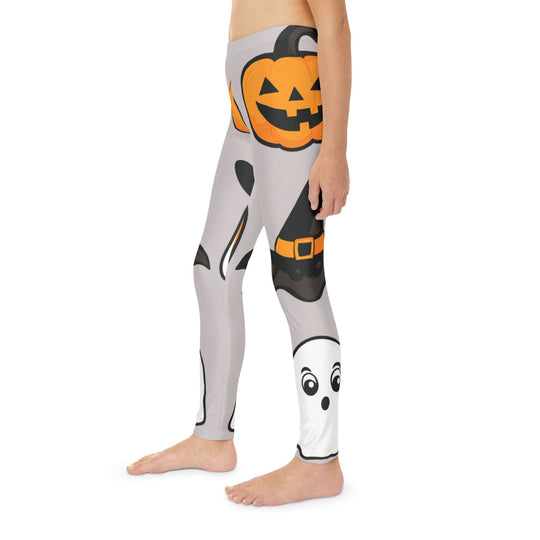 Pumpkin Patch Adventures Kids' Halloween Leggings – Spooky Style & Comfort for Little Trick-or-Treaters - captivatingconversationsstarters