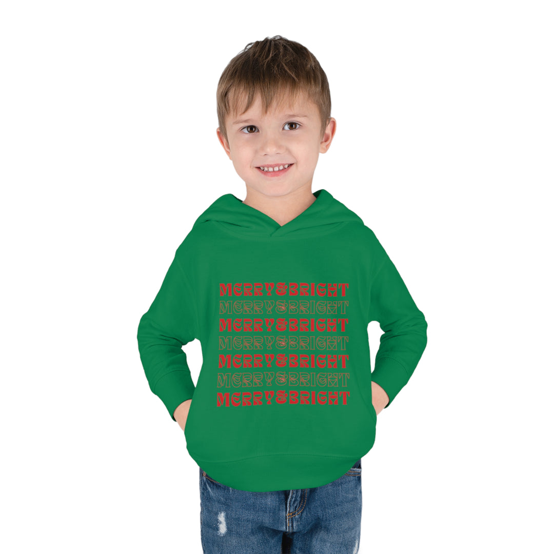 Merry & Bright Holiday Toddler Sweatshirt - captivatingconversationsstarters