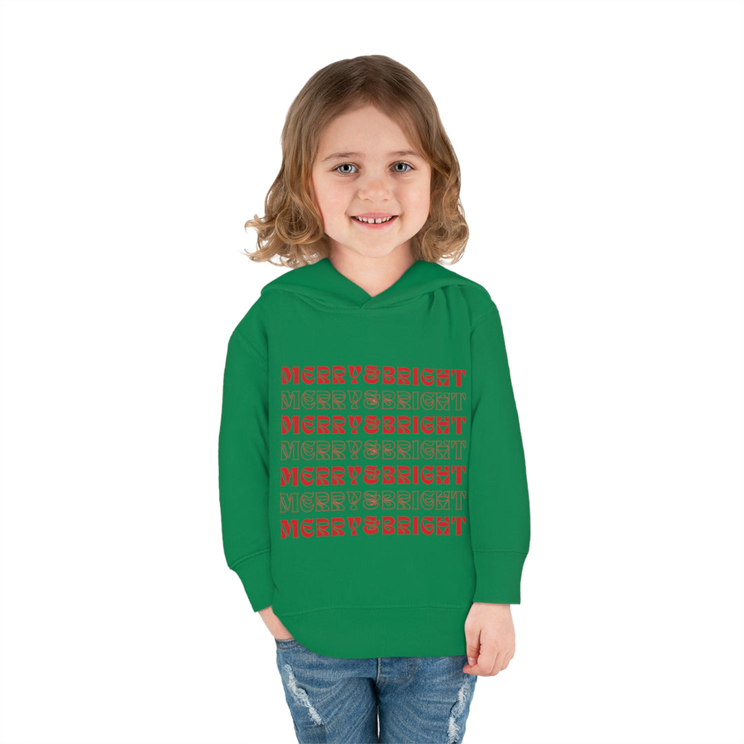 Merry & Bright Holiday Toddler Sweatshirt - captivatingconversationsstarters