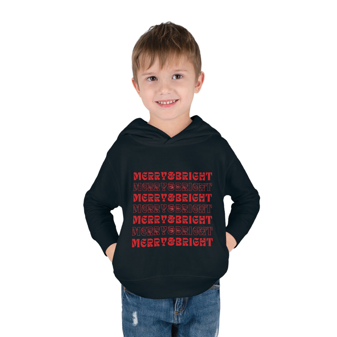 Merry & Bright Holiday Toddler Sweatshirt - captivatingconversationsstarters