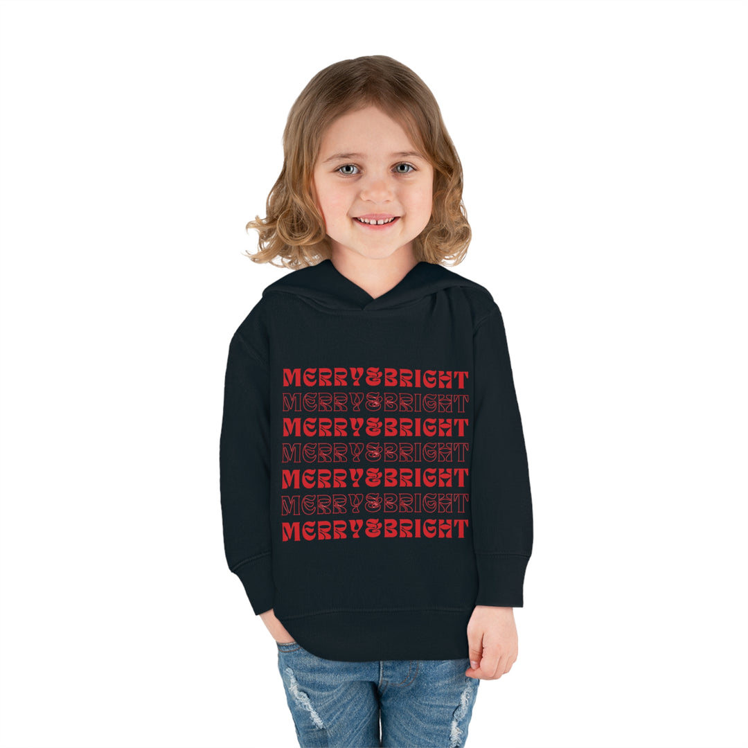 Merry & Bright Holiday Toddler Sweatshirt - captivatingconversationsstarters
