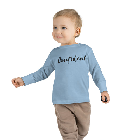 Comfy Confidence Toddler Long-Sleeve Top - Made for Everyday Fun - captivatingconversationsstarters